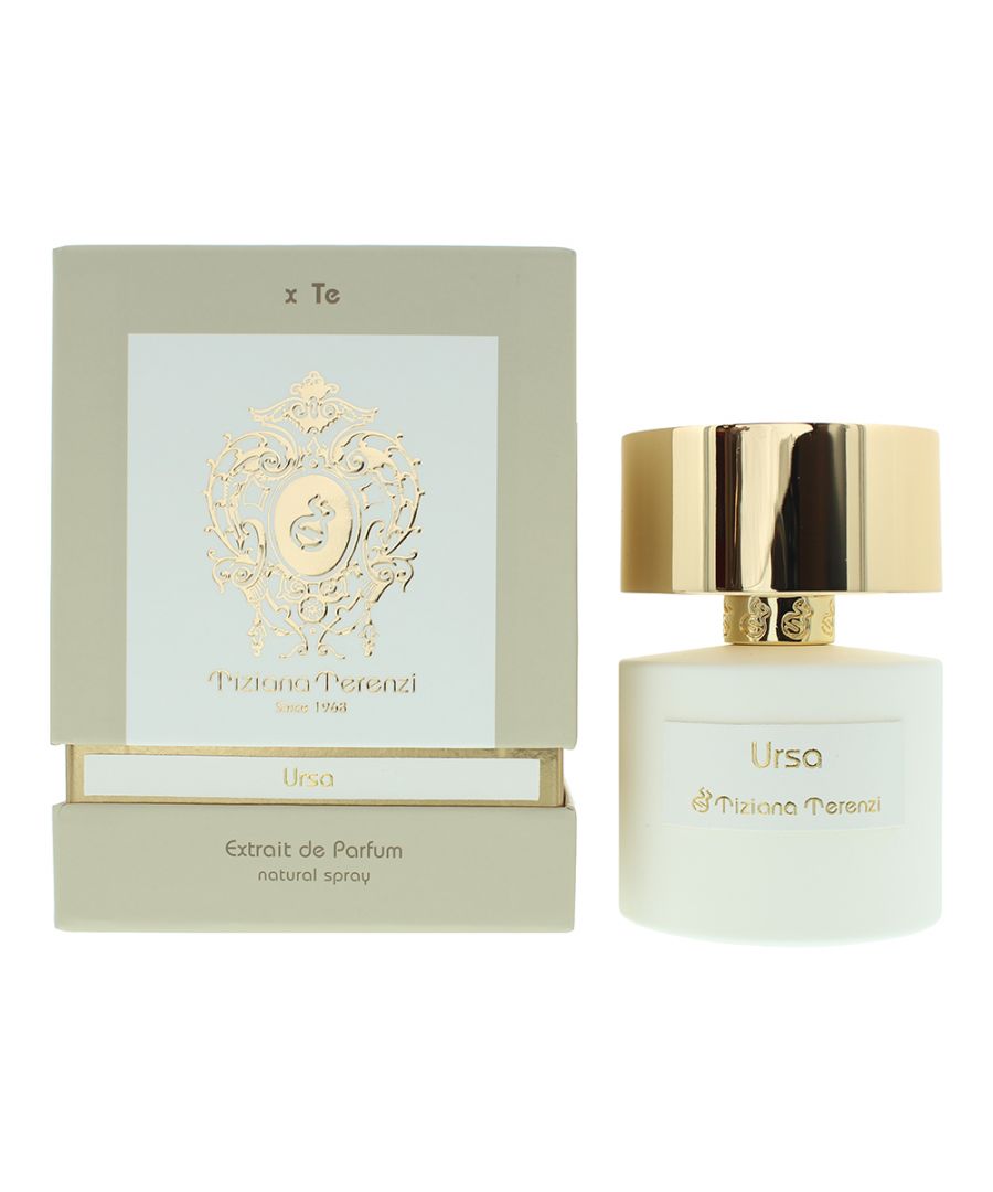 Tiziana Terenzi Ursa is a captivating amber spicy fragrance, launched in 2015, that embodies the mystical beauty and power of the night sky. The fragrance opens with a celestial burst of freshness, reminiscent of a cool night breeze. Crisp notes of nutmeg, elemi and dried fruits create a luminous and invigorating introduction, while the aromatic touch of rum adds a soothing and calming presence. As the scent evolves, the heart reveals an enchanting blend of aromatic and spicy accords. Notes of patchouli, olibanum, incense, tobacco and vetiver bring a hint of warmth, adding depth and intrigue to the composition. The base notes exude sensuality and depth, leaving a lasting impression. Rich notes of leather and out create a mesmerizing and mysterious foundation. The warm embrace of vanilla adds a comforting and seductive touch, enveloping the fragrance in a captivating aura.