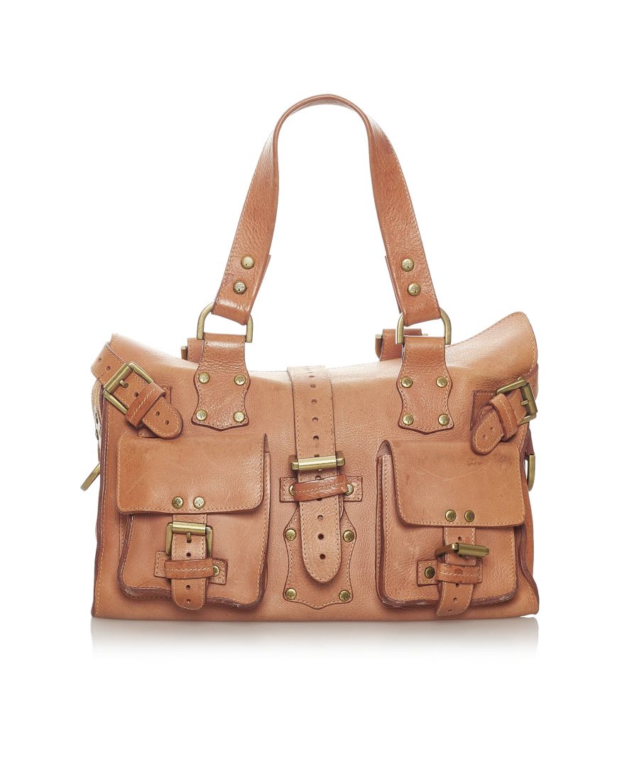 Vintage Mulberry Roxanne Leather Handbag Brown