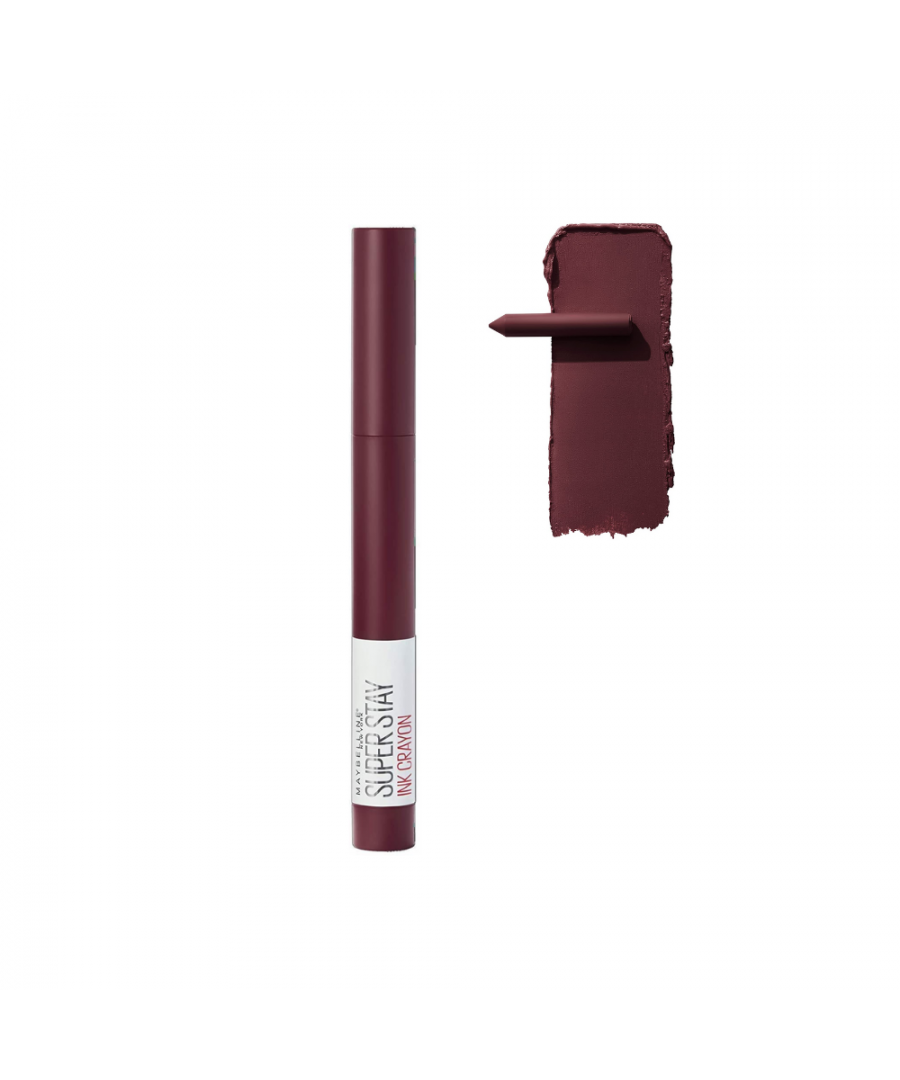 Our 1st Lip Crayon with Elastic Ink technology glides a rich layer of matte color across the lips with mistake-proof control that lasts up to 8 hours.This lipstick is easy to use perfect for on the go people who don't have time to spend ages doing their lipstick.