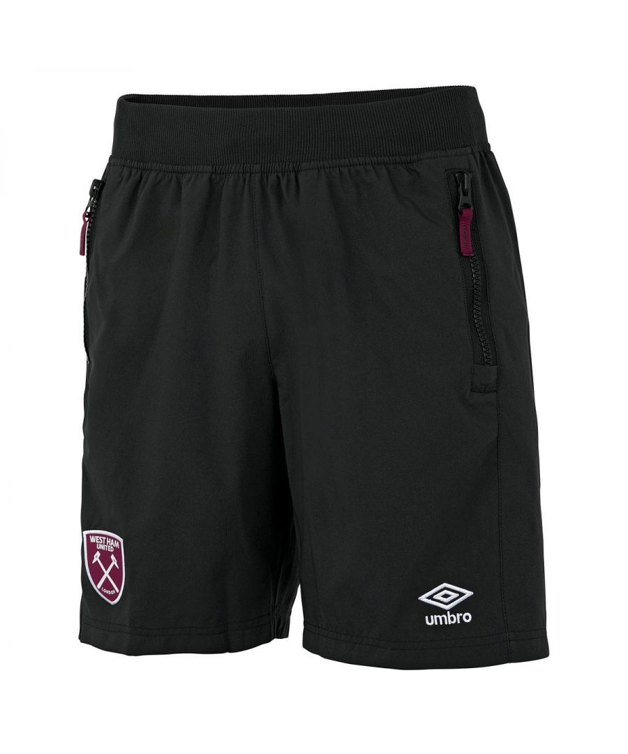 plannen Versterken vroegrijp West Ham United FC Mens 22/23 Umbro Away Shorts (Black/Pink/Blue)