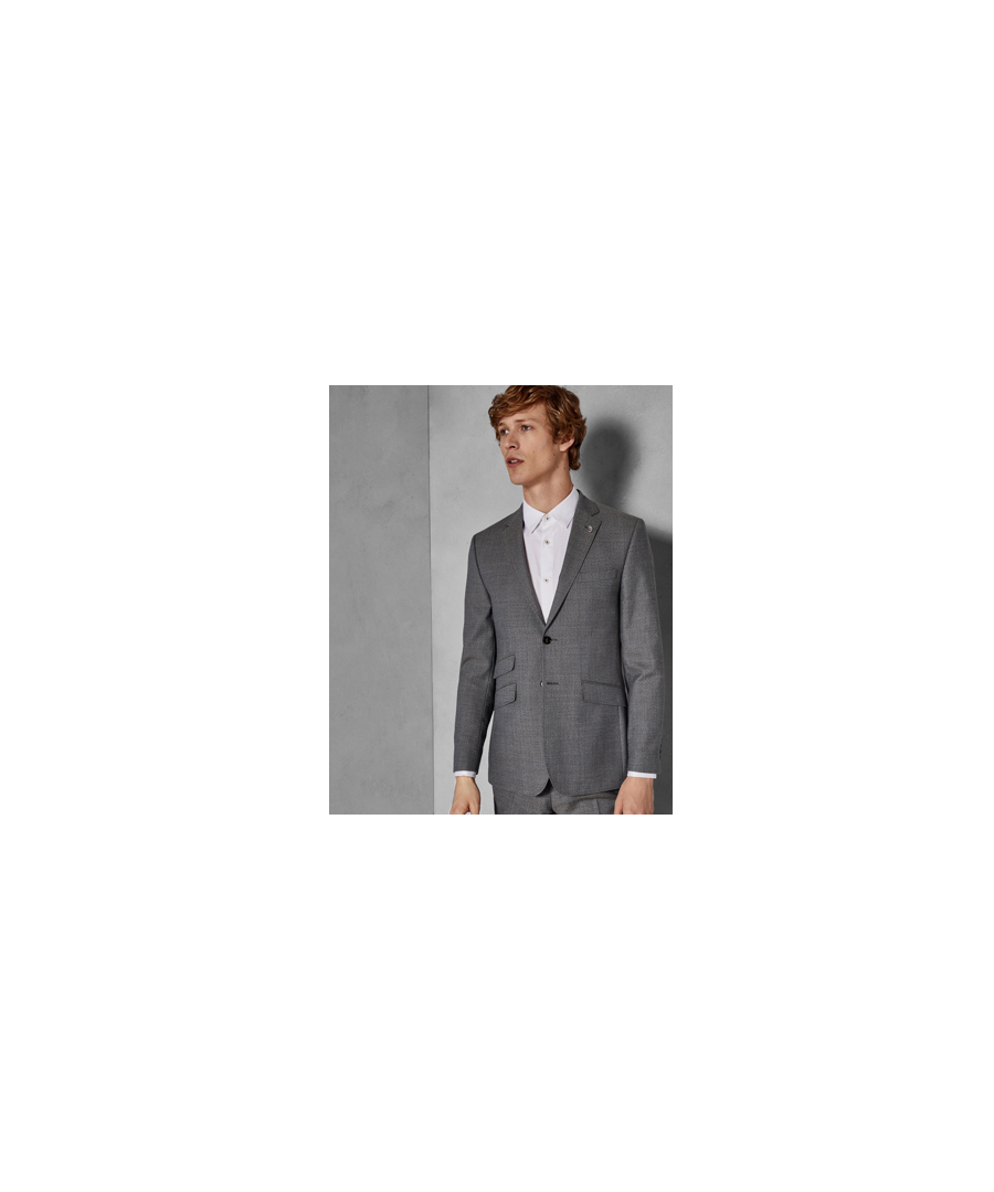 Image for Ted Baker Annetoj Sterling Semi Plain Suit Jacket, Grey