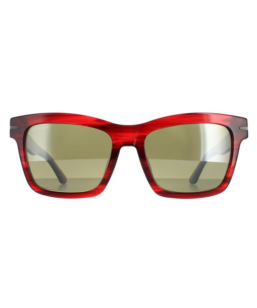 Serengeti Square unisex Red Streaky Mineral Polarisated Green 555 Nm Winona Winona zijn een gedurfde vierkante stijl gemaakt van lichtgewicht acetaat. Deze lenzen omvatten een spectrale controle en fotochrome technologie die licht aanpassen en filteren tot perfectie. De Serengeti -brandingfuncties op de juiste lens voor authenticiteit.