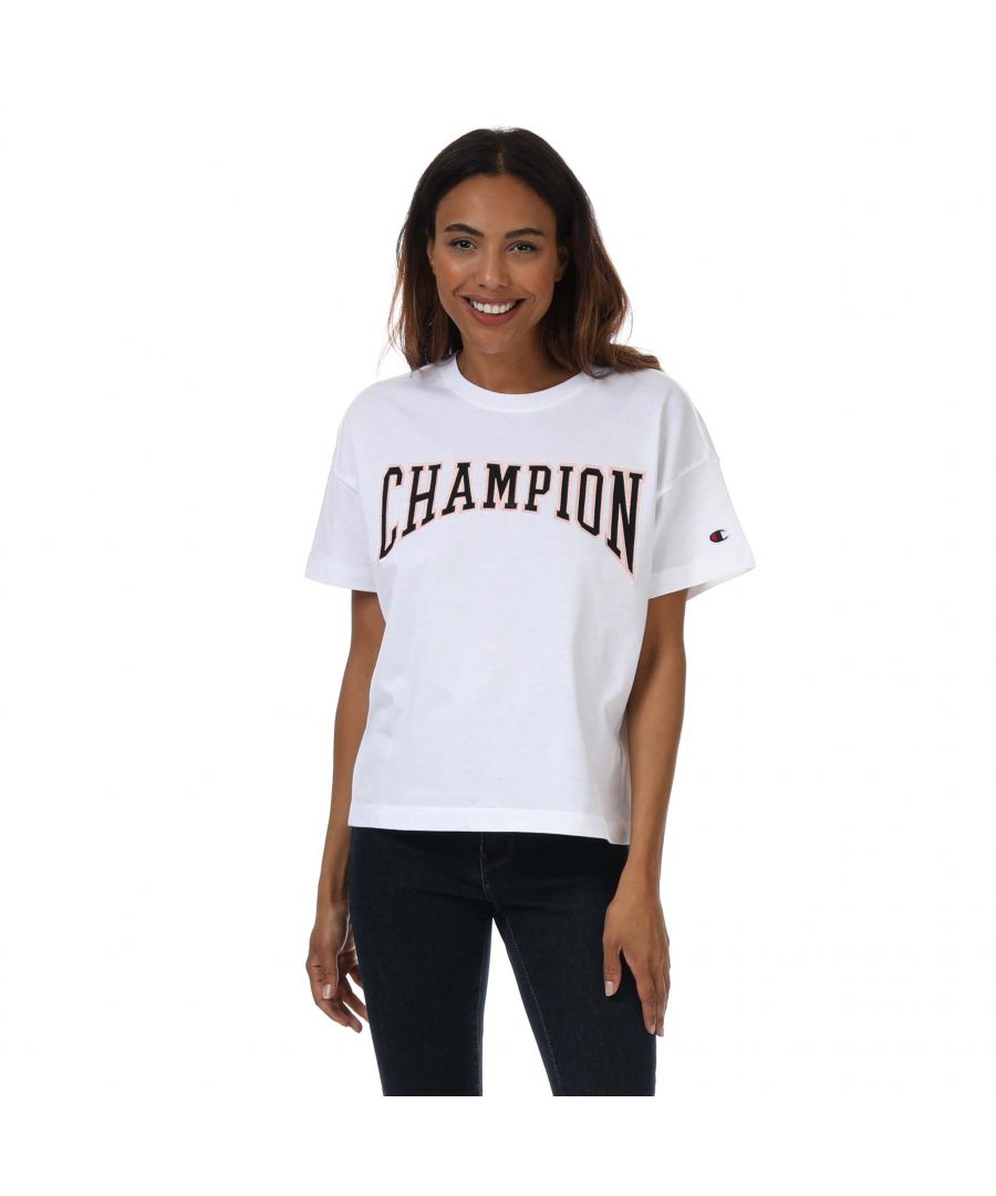Champion Rochester T-shirt voor dames, wit
