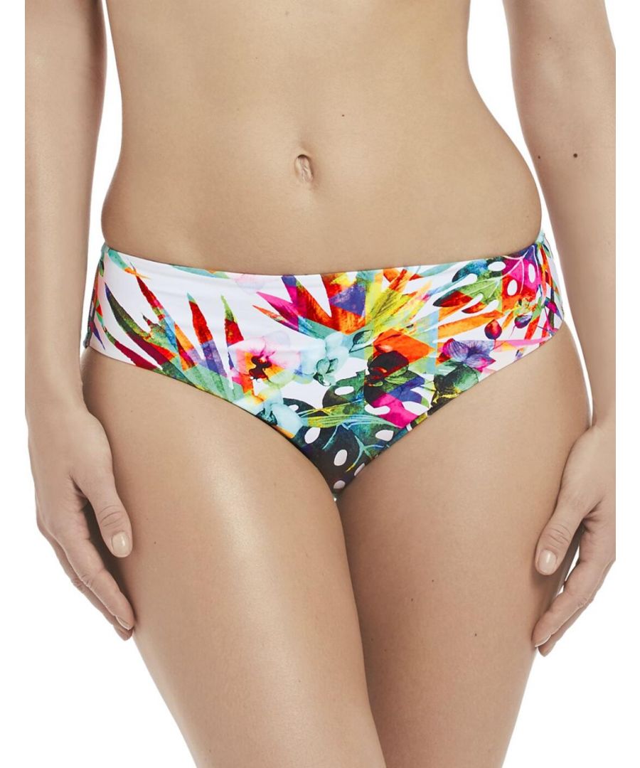 Fantasie Womens Margarita Island Mid Rise Brief - Multicolour - Size X-Small