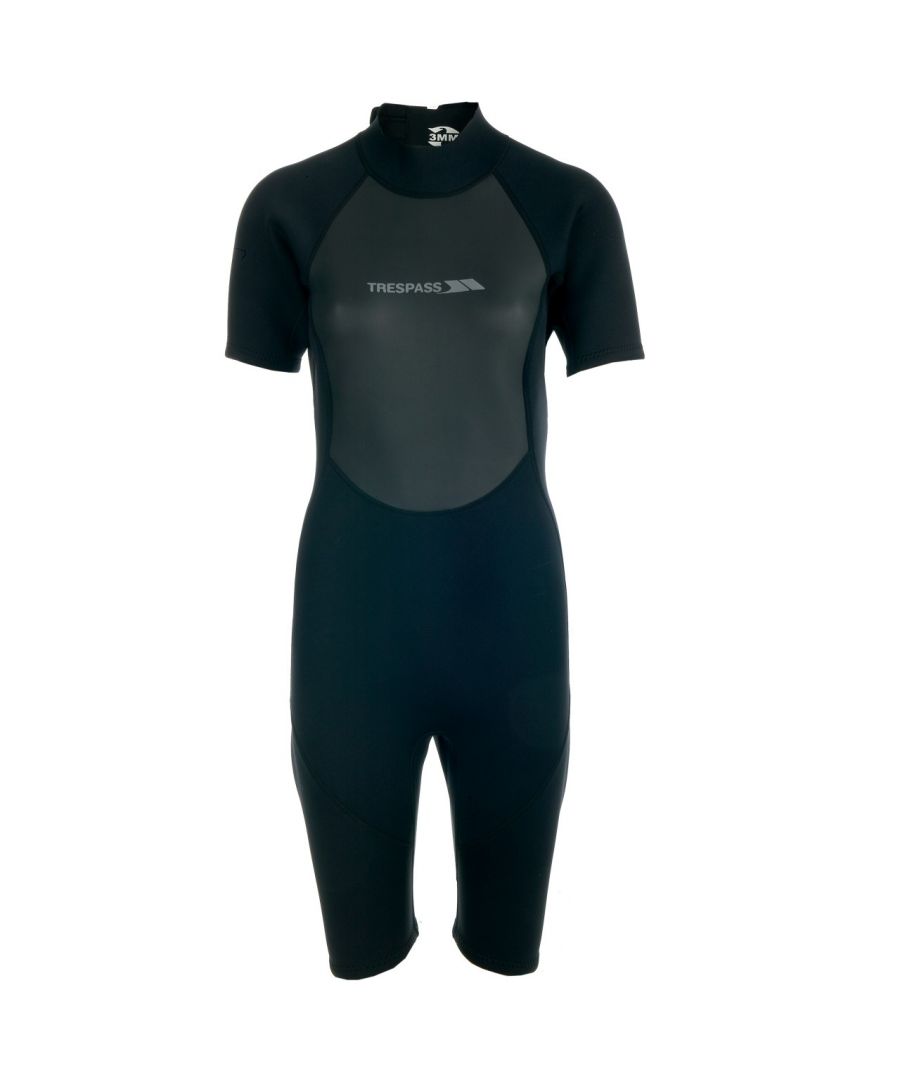 Image for Trespass Womens/Ladies Scubadive 3mm Short Wetsuit (Black)