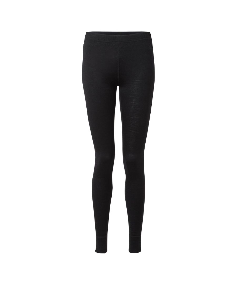 Craghoppers Womens/Ladies Merino Baselayer Tights (Black) - Size 10 UK