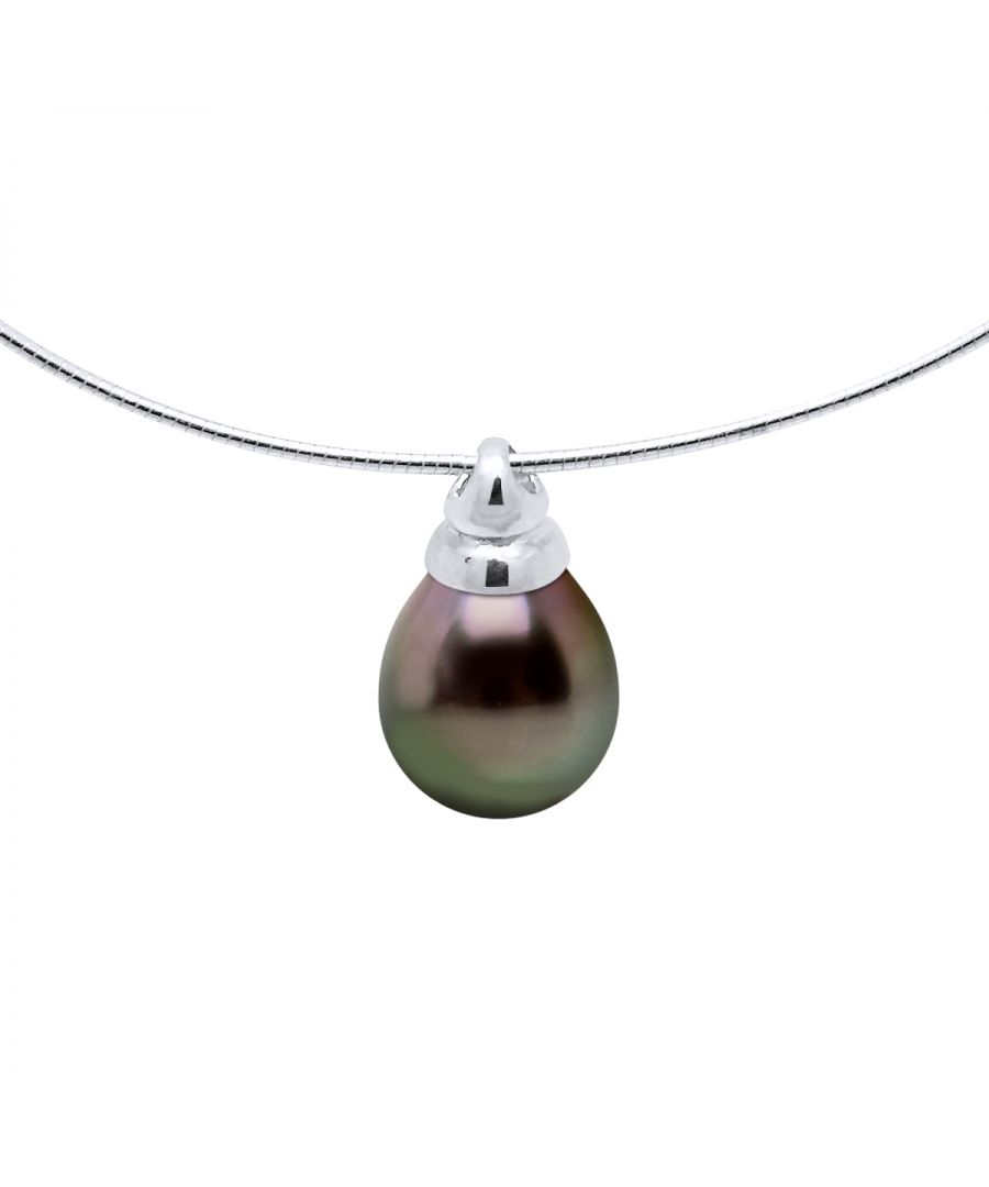 Image for DIADEMA - Necklace - Omega - Tahitian Pearl - Silver