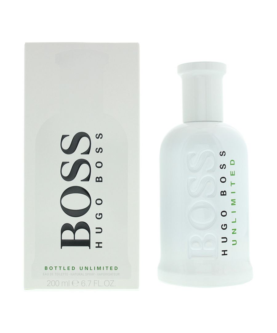 Boss Bottled Unlimited by Hugo Boss is an aromatic fougere fragrance for men. Top notes: mint, violet leaf, grapefruit. Middle notes: pineapple, cinnamon, rose. Base notes: labdanum, sandalwood, white musk. Boss Bottled Unlimited was launched in 2014.