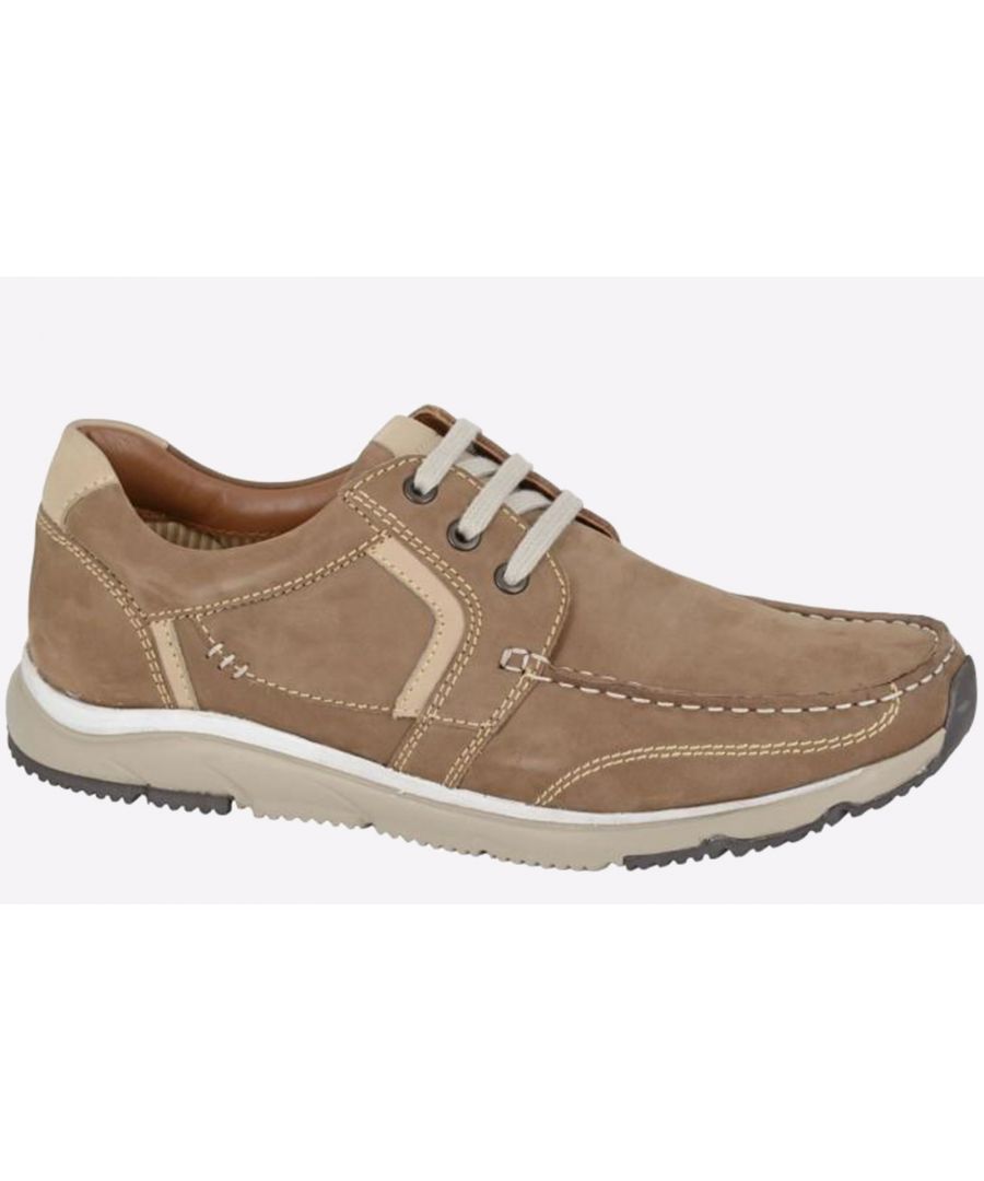 Roamers Dubre Shoes Mens - Beige - Size UK 7