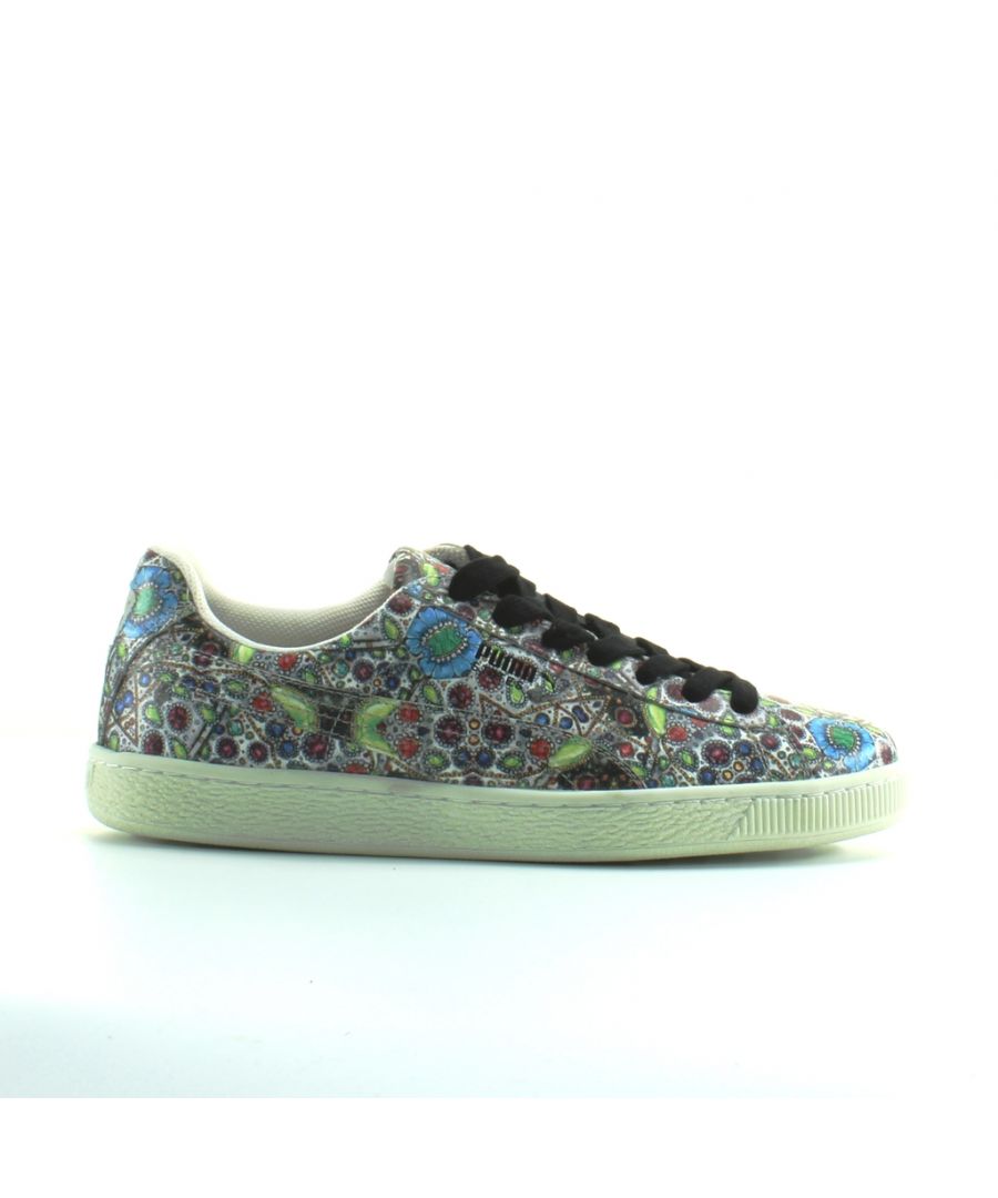 Puma States x Swash London Patterned Leather Mens Lace Up Trainers 360711 01