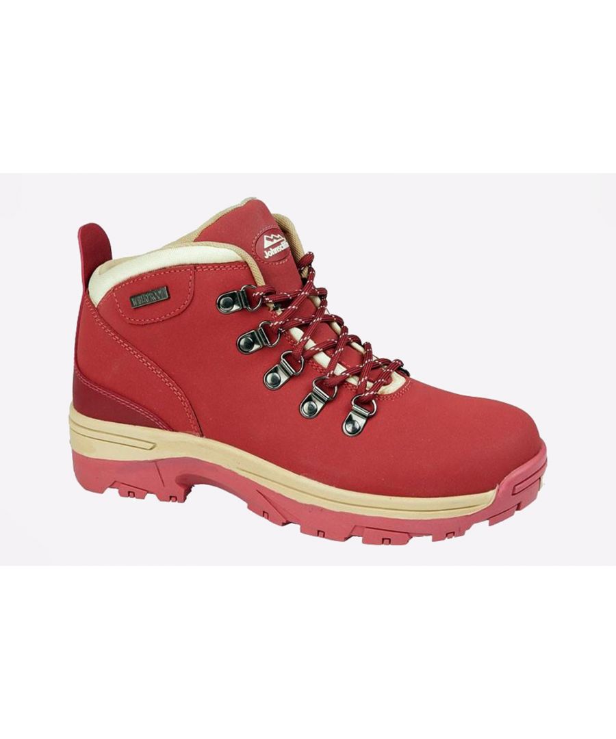 Johnscliffe Trek WATERPROOF Womens - Red - Size UK 5