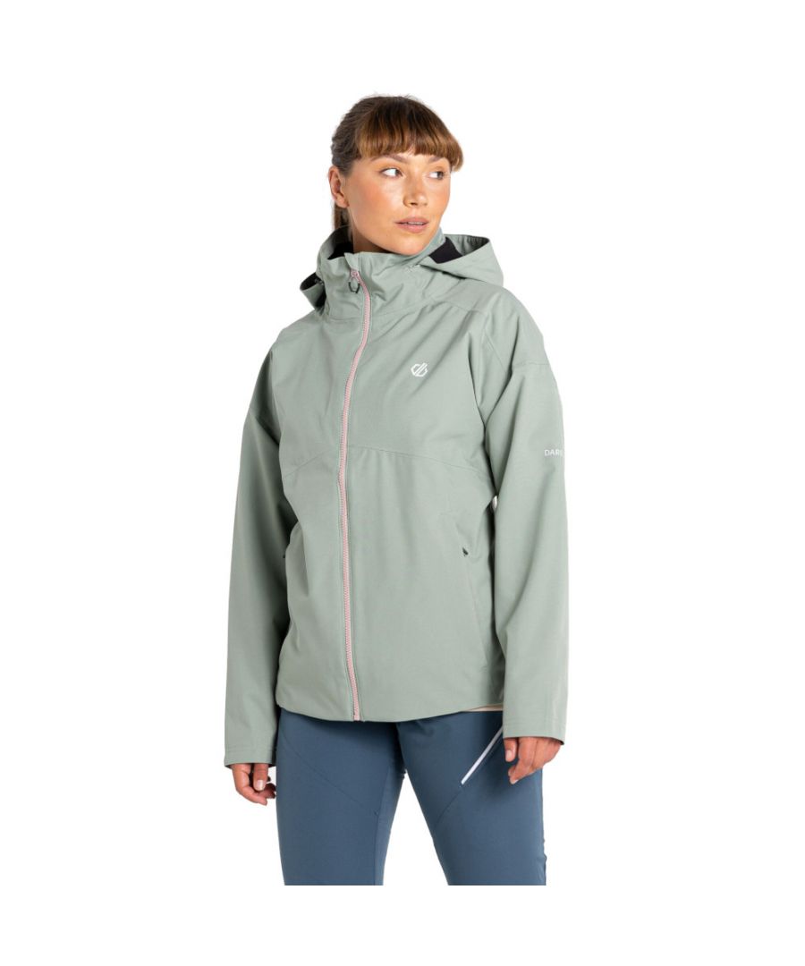 Dare 2B Womens Trail Breathable Waterproof Coat - Green - Size 16 UK