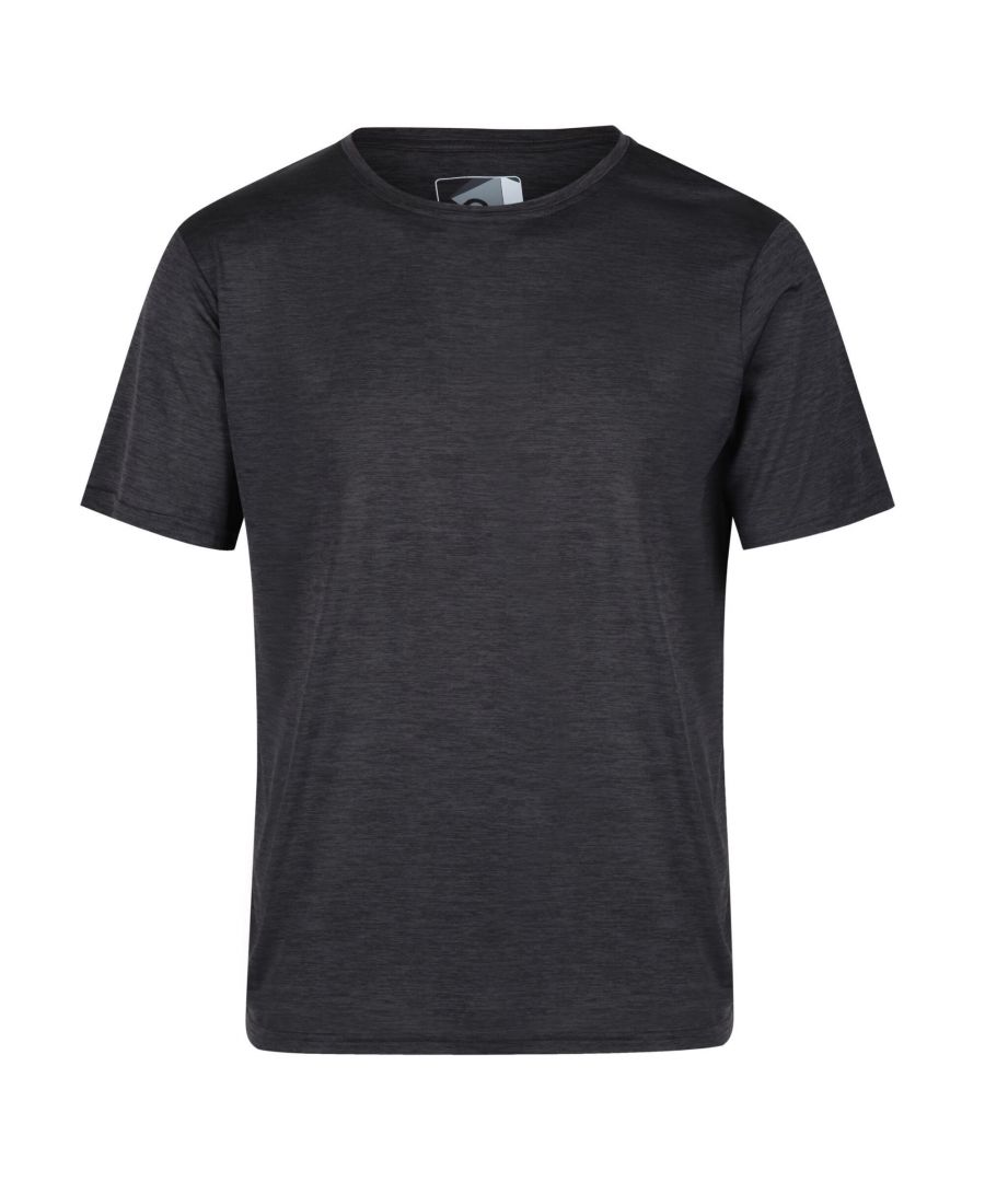 Regatta Mens Fingal Edition Marl T-Shirt (Ash Marl) - Grey - Size Medium