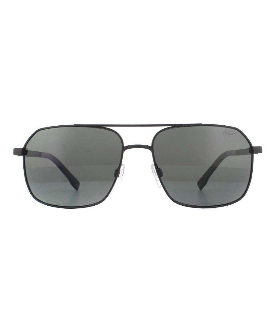 Bolle Sunglasses Navis 12580 Matte Gunmetal HD Polarized TNS