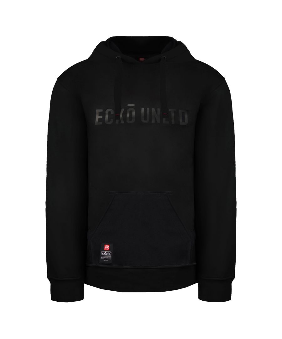 Ecko Unltd. Long Sleeve Pullover Black Mens E-Tron Hoodie EFM04734 BLACK