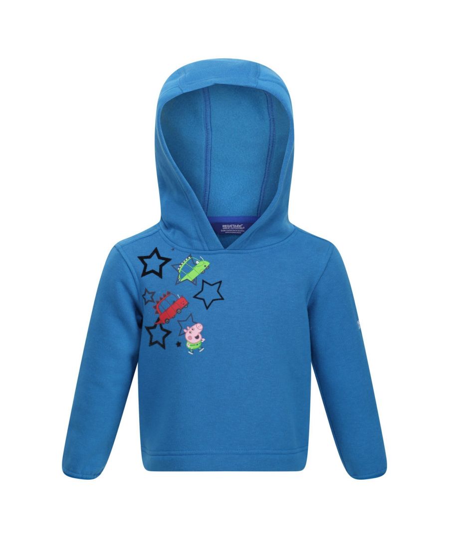 regatta childrens unisex childrens/kids peppa pig hoodie (imperial blue) - size 3-4y