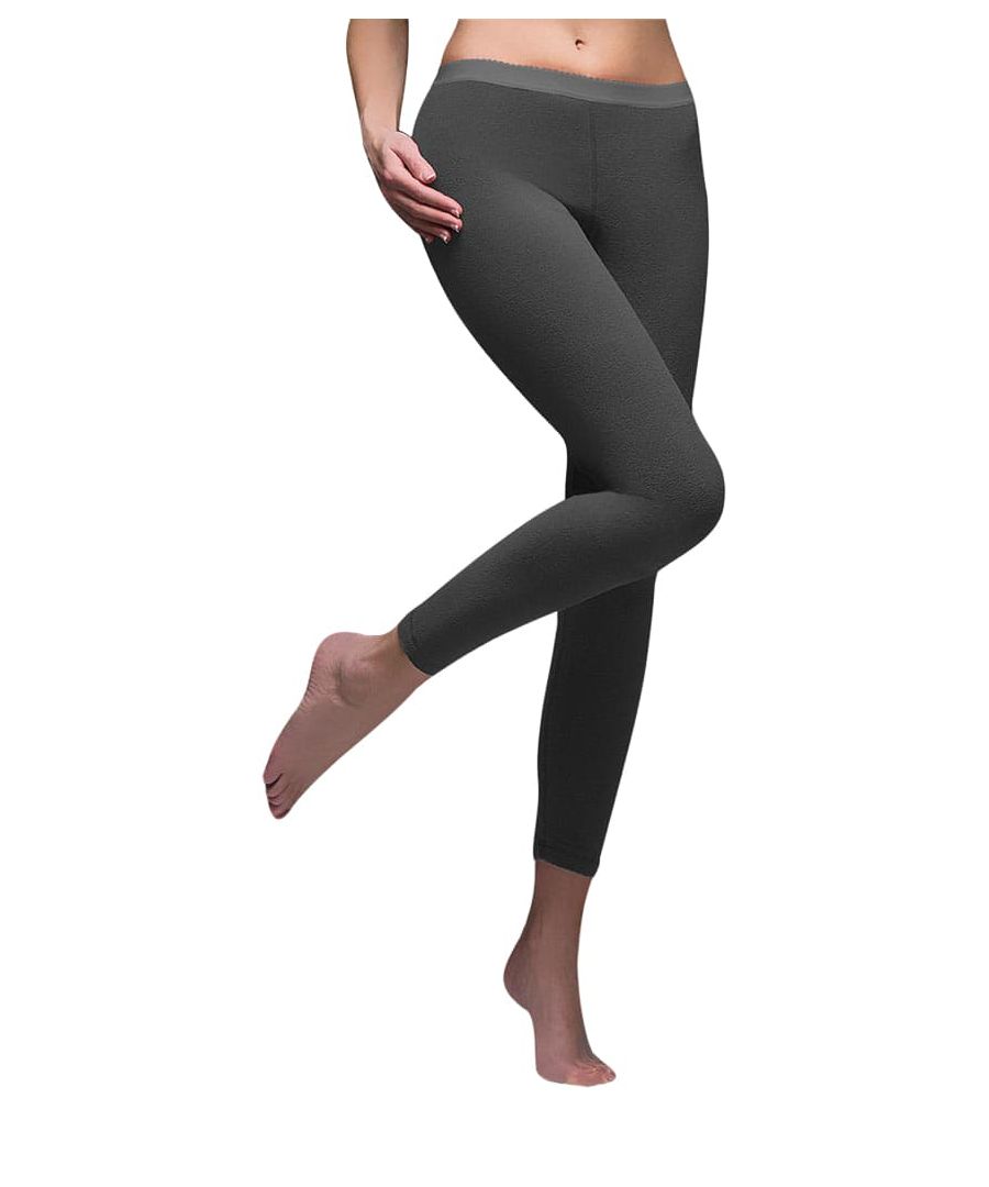 Womens Thermal Microfleece Bottoms  Heat Holders Microfleece thermal construction holds more warm air close to your body, keeping you warmer for longer. Great for wearing under anything as a soft thermal base layer. To be the warmest you can be, in the coldest of times, you need a high-performance layer next to your skin to start you off. Heat Holders Thermal Microfleece Base Layer is the answer to this!  Made of a light-weight microfleece, it has an excellent weight to warmth ratio which in turn means a highly versatile layer. It also has flat comfort seams which minimise bulk to help in creating a durable and non-chaffing fit - making it perfect for layering! To help with a slim fit and overall comfort while wearing, the microfleece base layer is made with a highly breathable construction, allowing moisture to escape - keeping you dry and warm throughout activity. Along with the innovative multi-directional stretch and expert brushing technique of Heat Holders, helps make for high freedom of movement while worn and keeps warm air held close to your body.  The Bottoms of the base layer have a stretchy elastic waistband to provide you with the best fit possible whenever being warm.  It comes in a range of sizes from Small to X-Large (24-33