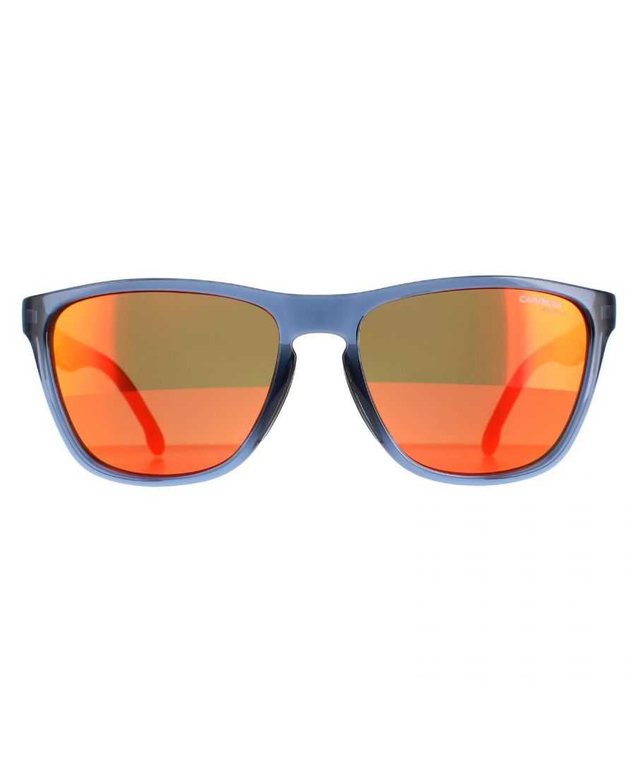 Carrera Square Unisex Blue Orange Flash Mirror 8058/S - One Size