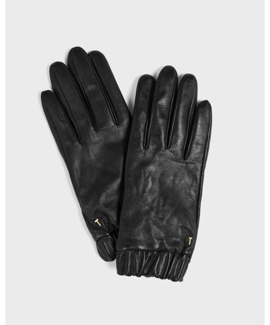 Ruched Cuff Glove