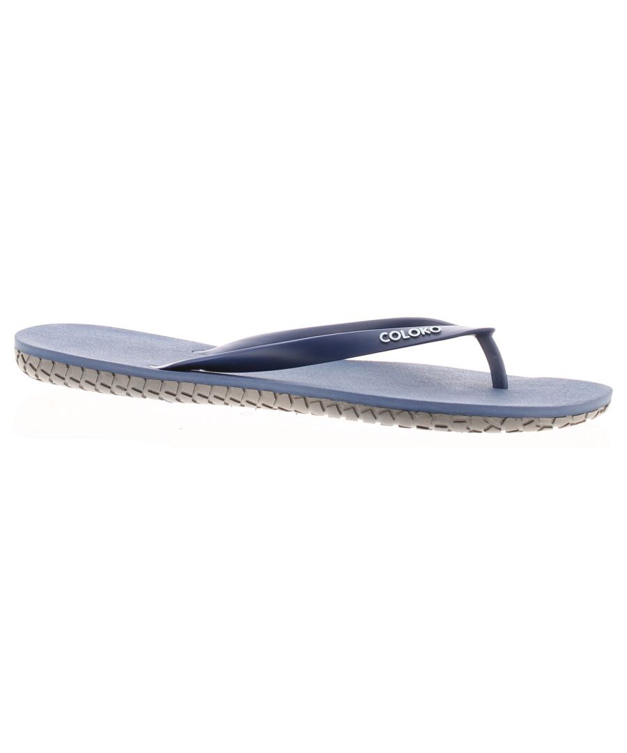 Men's Coloko Plain Flip Flop With Flexible Sole. Manmade Upper. Manmade Lining. Synthetic Sole. Mens Coloko Flip Flops.