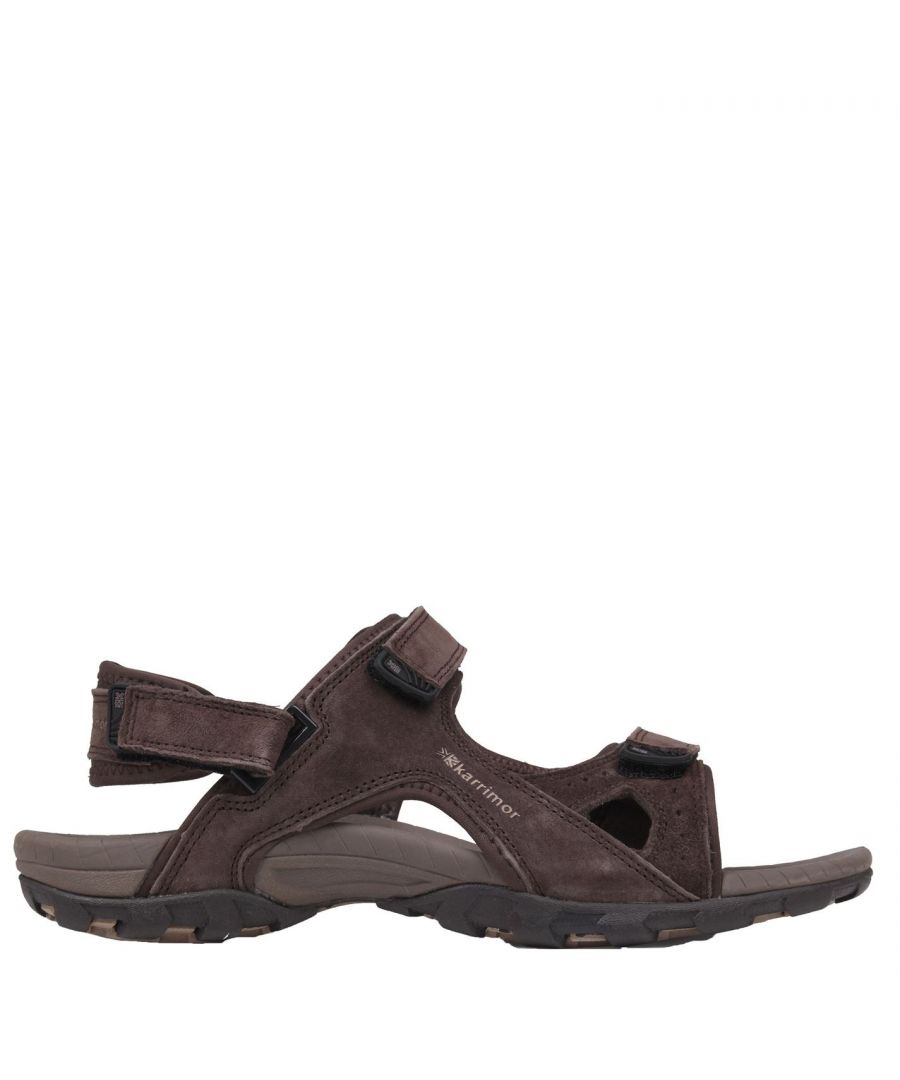 Image for Karrimor Mens Antibes Leather Walking Sandals Sport Hiking Summer Shoes
