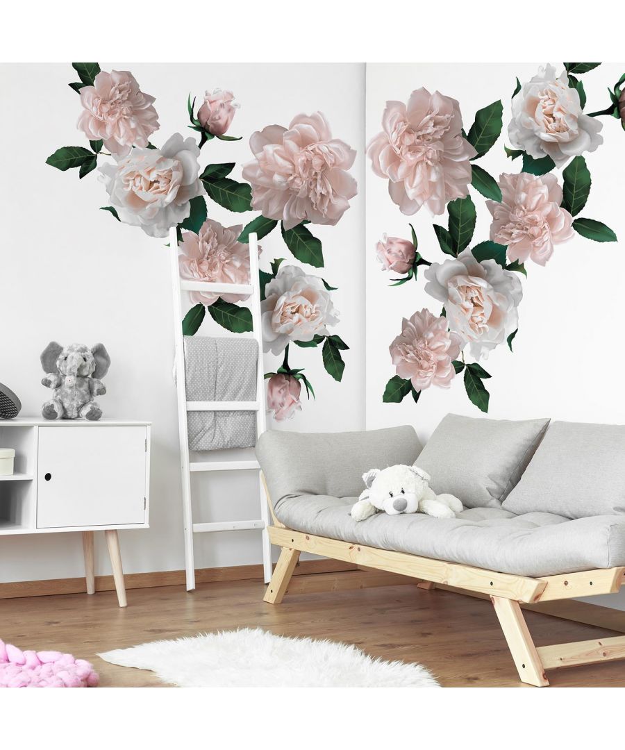Image for Oversized Classic Rose Wall Stickers, Kitchen, Bathroom, Living room, Self-adhesive, Decal, Decoration,DIY, Flowers