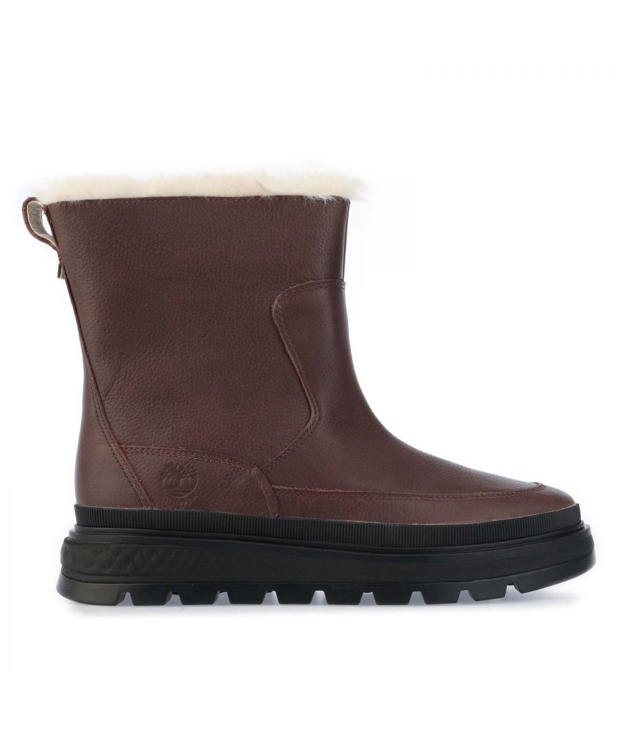 Timberland Ray City warm gevoerde pull-on boots voor dames, donkerbruin