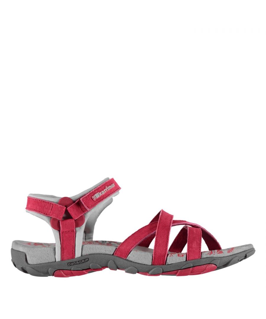Image for Karrimor Womens Salina Leather Walking Sandals Shoes Touch and Close Strap