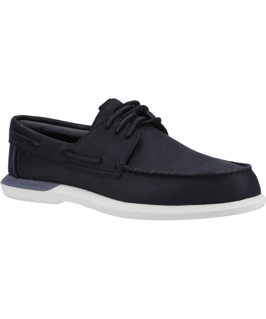 Sperry PLUSHWAVE 2.0 Lace Mens Summer - Black - Size UK 6