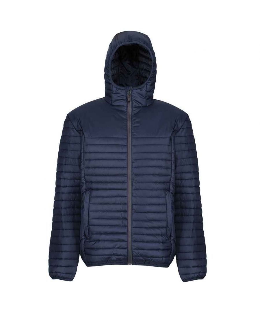 Regatta Mens Honestly Made Recycled Thermal Padded Jacket (Navy) - Size Large