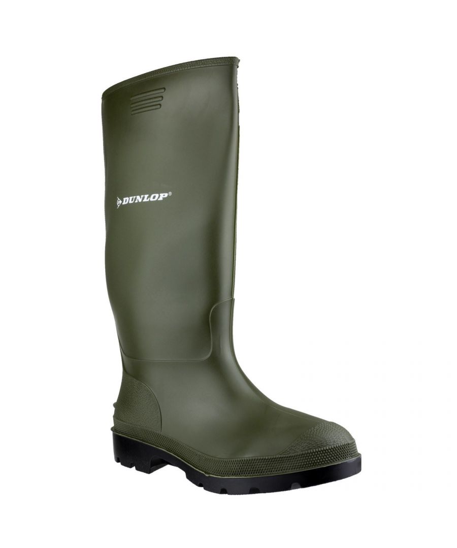 Dunlop Pricemaster Wellington Boots, Green