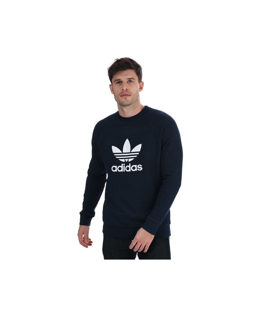 men's adidas originals id96 crew sweatshirt