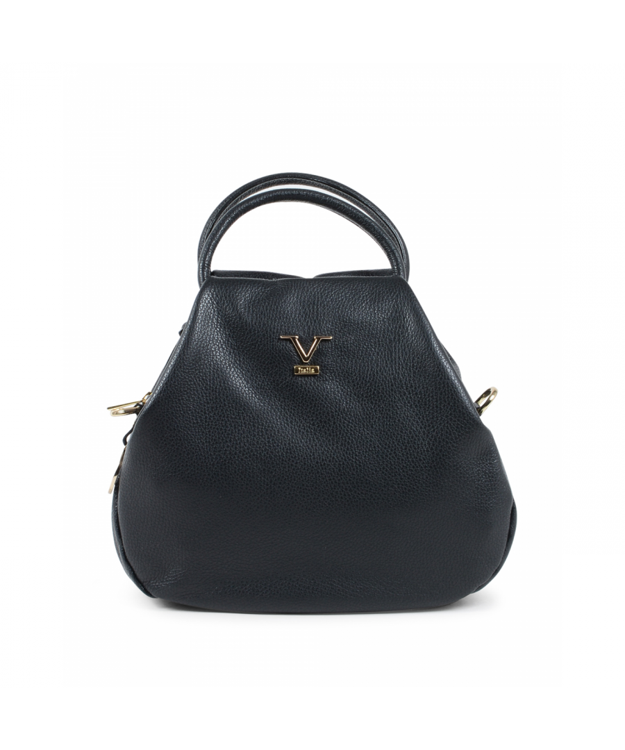 By: 19V69 Italia- Details: V10312 52 DOLLARO NERO- Color: Black - Composition: 100% LEATHER - Measures: 30x25x12 cm - Made: ITALY - Season: All Seasons