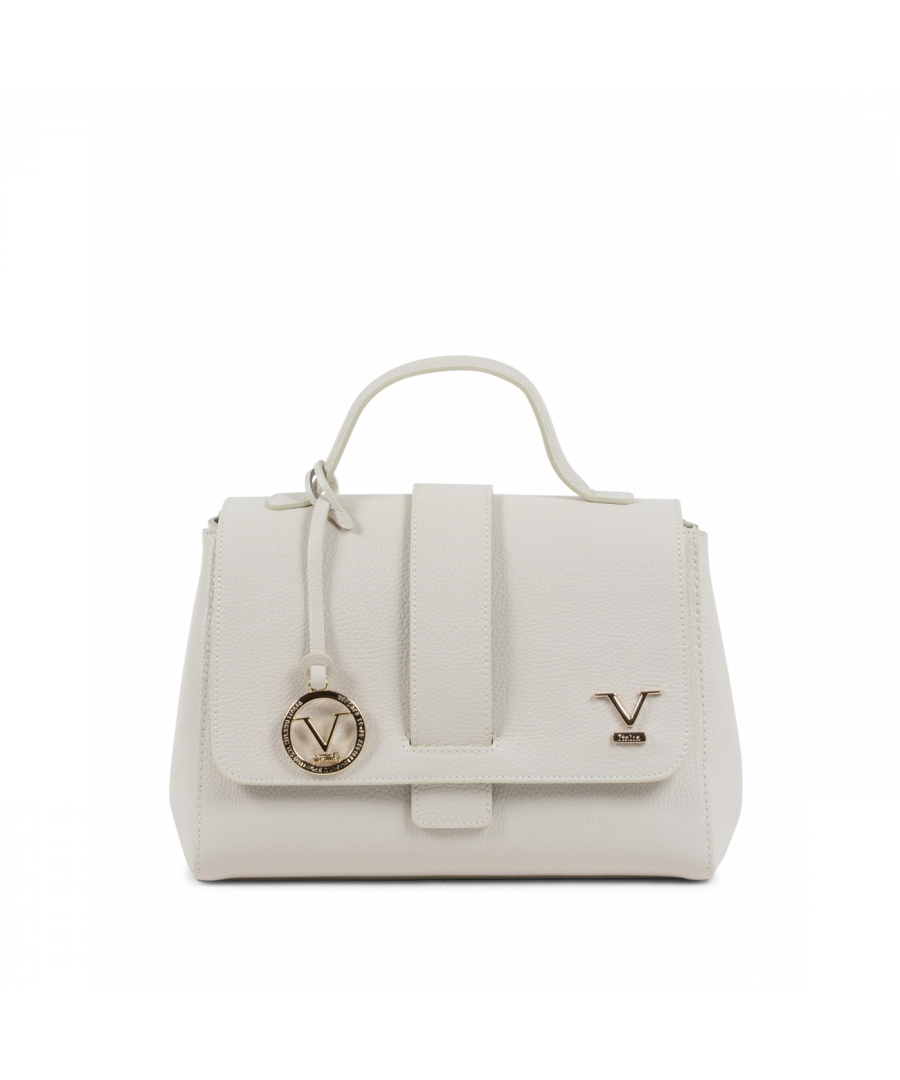 By: 19V69 Italia- Details: BC10280 52 DOLLARO LATTE- Color: White - Composition: 100% LEATHER - Measures: 33x22x15 cm - Made: ITALY - Season: All Seasons