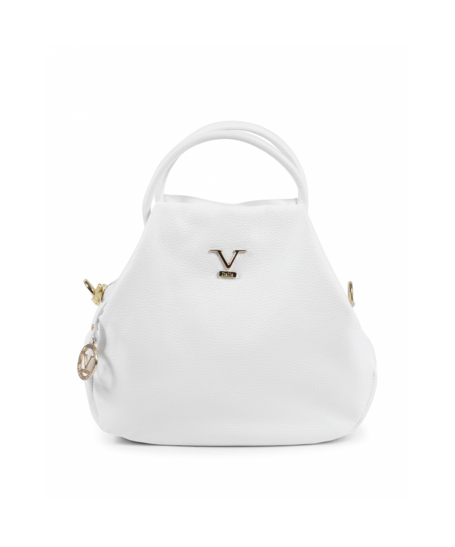 By: 19V69 Italia- Details: V10312 52 DOLLARO BIANCO- Color: White - Composition: 100% LEATHER - Measures: 30x25x12 cm - Made: ITALY - Season: All Seasons