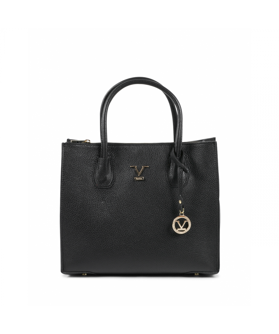 By: 19V69 Italia- Details: BE10275 52 DOLLARO NERO- Color: Black - Composition: 100% LEATHER - Measures: 33x27x14 cm - Made: ITALY - Season: All Seasons