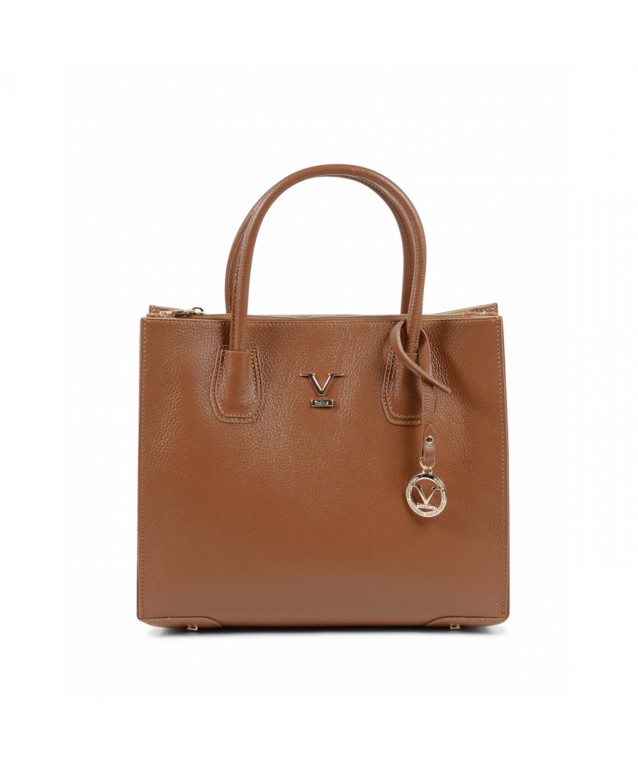 By: 19V69 Italia- Details: BE10275 52 DOLLARO CUOIO- Color: Tan - Composition: 100% LEATHER - Measures: 33x27x14 cm - Made: ITALY - Season: All Seasons