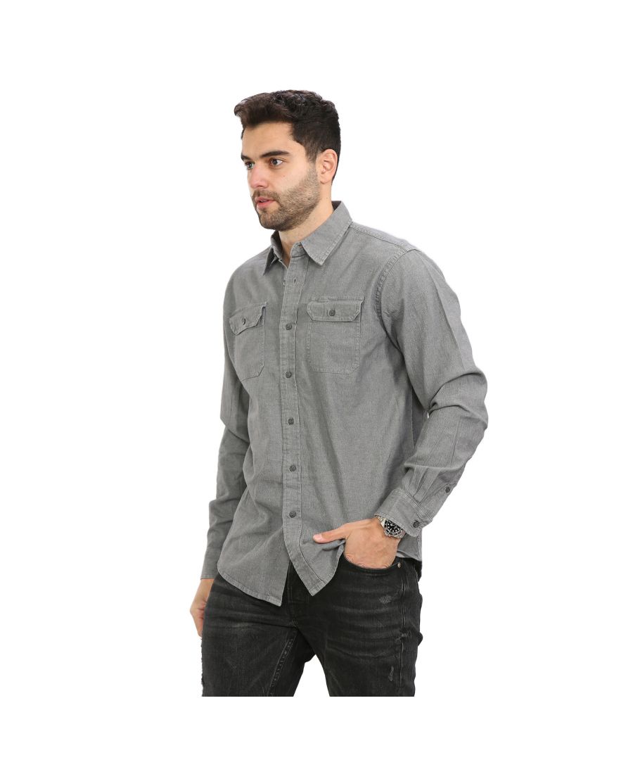 Image for Wrangler Mens Long Sleeve Denim Shirt