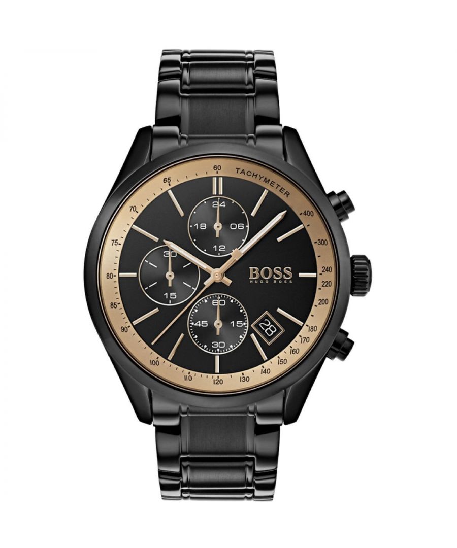 Image for Hugo Boss Mens' Grand Prix Chronograph Watch 1513578
