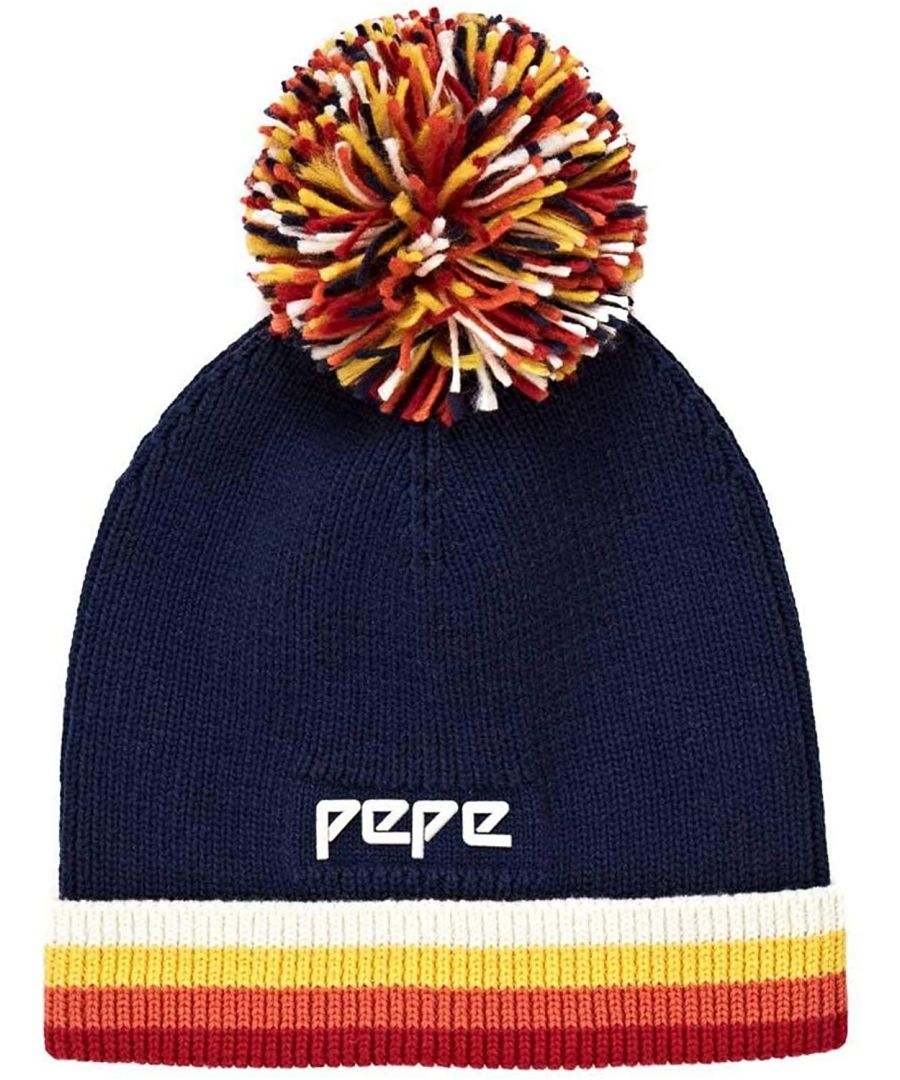 Image for Pepe Jeans Boys Childrens Beanie Hat in Navy