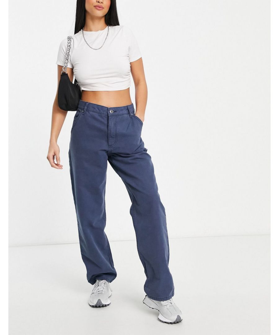 Petite trousers by ASOS DESIGN Next stop: checkout High rise Belt loops Functional pockets Straight fit  Sold By: Asos