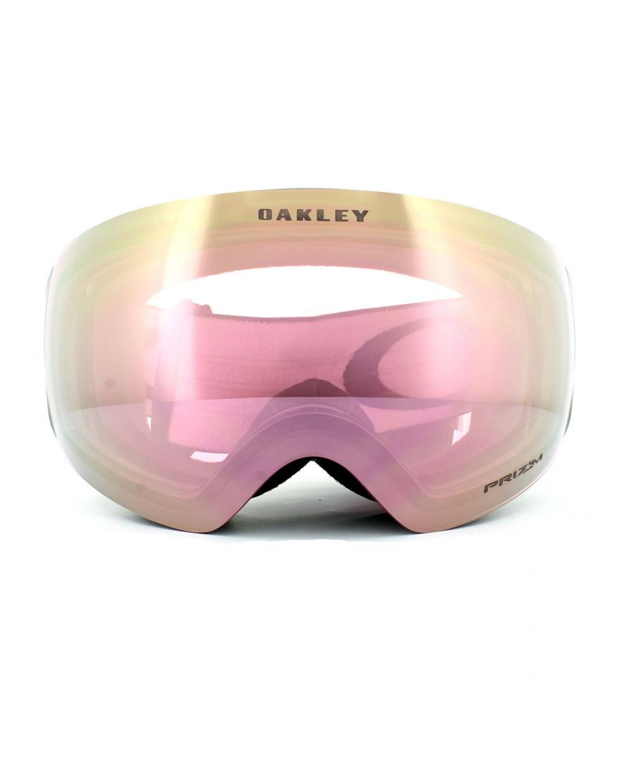 Image for Oakley Ski Goggles Flight Deck XM OO7064-45 Matt Black Prizm HI Pink Iridium