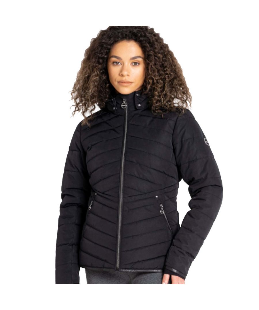 Ared V02 10000 lightweight waterproof & breathable polyester ripstop. Water repellent finish. Recycled polyester high warmth padding. Grown on hood with adjusters and fur lining. Faux fur lined collar. Metal effect centre front zip with inner zip and chin guard. 2 x lower zip pockets. Warm inner sleeve cuffs. Leatherette binding to cuffs and hem. Cire printed recycled lining. This product recycled 19 plastic bottles (500ml size).