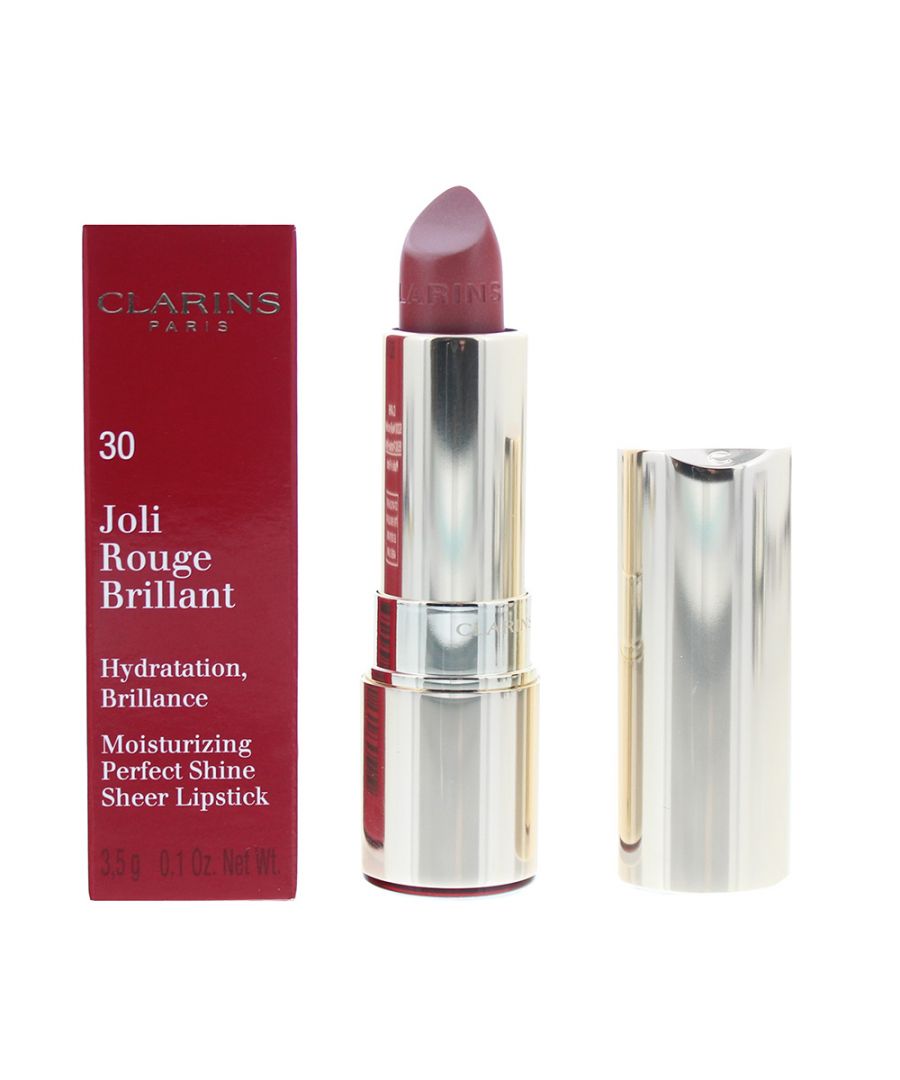 Image for Clarins Joli Rouge Brilliant Lipstick 30 Soft Berry 3.5g