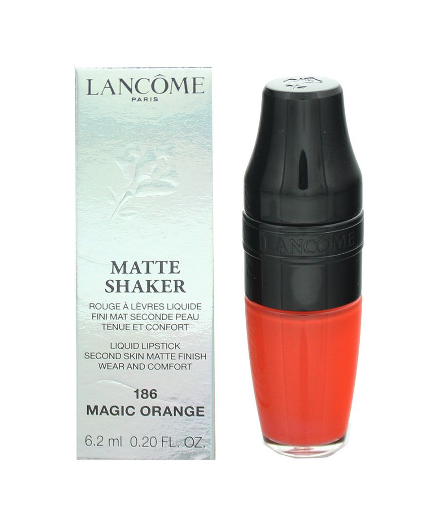 Image for Lancôme Matte Shaker 186 Magic Orange Liquid Lipstick 6.1ml