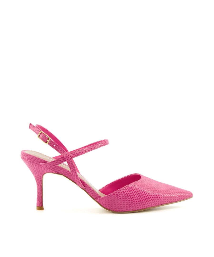Ease back into dressing up once again with style, Deeta. Set on a wearable kitten heel, this point-toed silhouette will make the perfect pairing to occasion dressing, all year long.