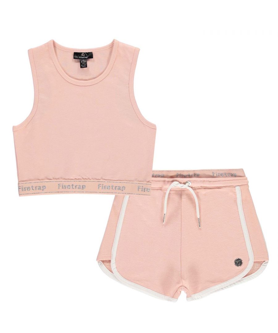Image for Firetrap Girls Fleece Shorts & Sleeveless T-Shirt Set