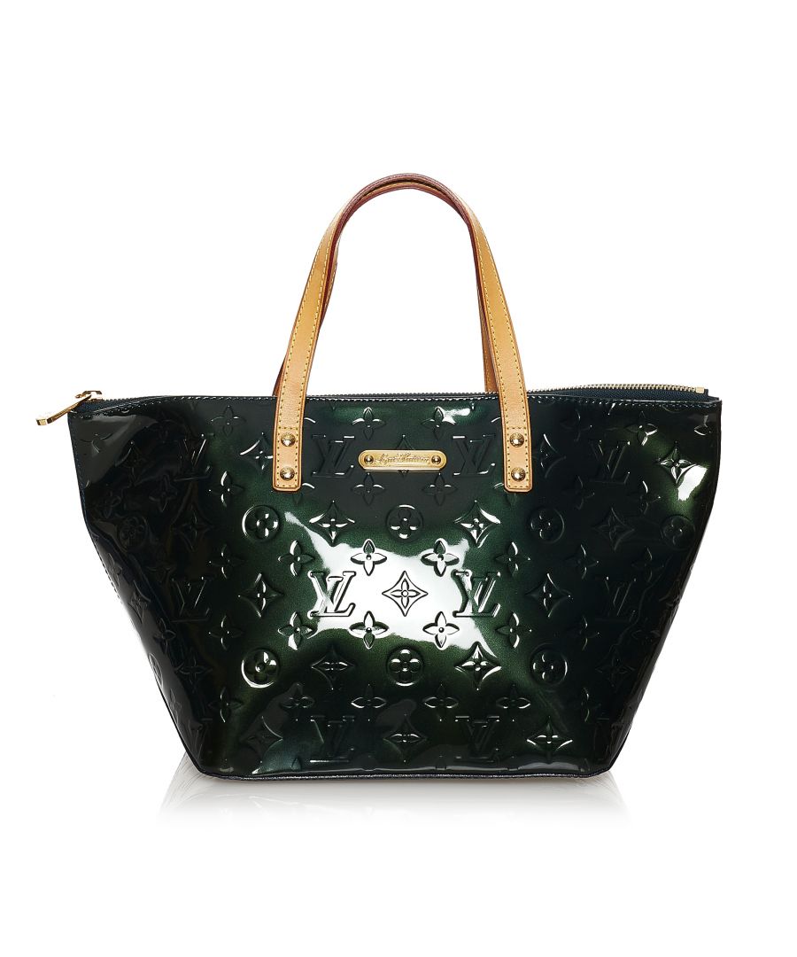 Image for Vintage Louis Vuitton Vernis Bellevue PM Green