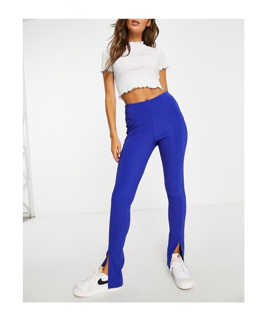 Trousers & Leggings by Vero Moda Next stop: checkout High rise Elasticated waistband Split cuffs Bodycon fit Sold by Asos