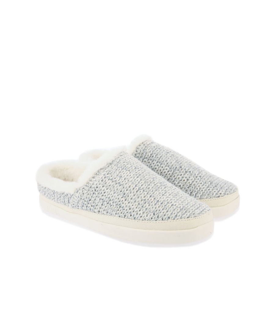 Women's Toms Sage Slippers in White